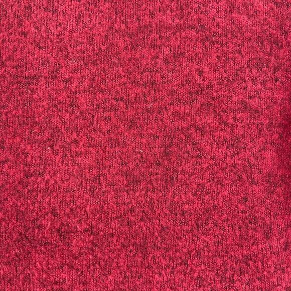 Torrid Super Soft Plush Tunic Top Size 1X Burgundy Red Laced Shoulders V-Neck - Picture 9 of 11